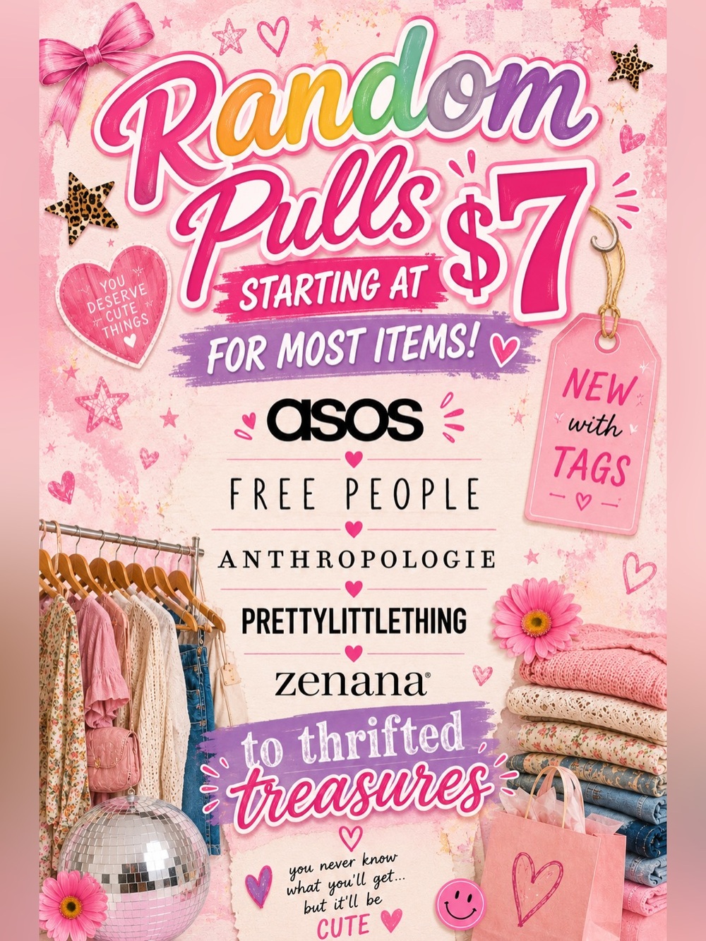 LIKE TO BE NOTIFIED WHEN IM LIVE WITH $7 starts on most items
